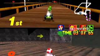 Lets Play Simultáneo  Mario Kart 64 Grand Prix  Special Cup 50cc DavShow28Rodrigo MGM [upl. by Calandria]