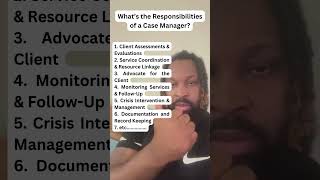 What Does a Case Manager Actually Do motivation casemanager socialwork youtubeshorts [upl. by Eanahs]