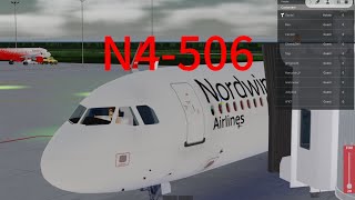 Nordwind Airlines  Рейс Челябинск  Сочи ROBLOX [upl. by Maiga]