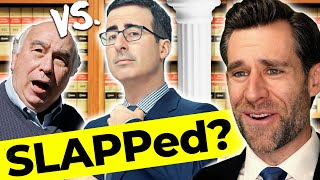 Lawyer Responds John Oliver SLAPPs Back Real Law Review [upl. by Ertsevlis431]