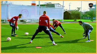 Olympiacos FC  Goalkeeper Training [upl. by Ahcurb]