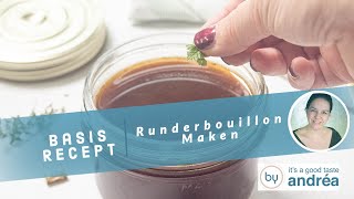 Zelf Runderbouillon Maken met Mergpijpje [upl. by Norraj236]