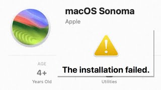 How to Fix macOS Sonoma 14145 Installation Failed Error 2024 [upl. by Peterus]