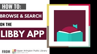 How to Search and Browse on Libby [upl. by Eve]