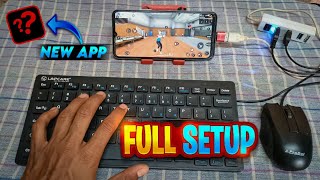 New App 2024 😱 Full Setup Keyboard and Mouse in Mobile  keyboard and mouse on mobile full setup [upl. by Alon]