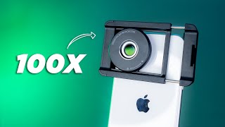 Crazy 100x Zoom Microscope Lens for Smartphone 😮 [upl. by Airpal]