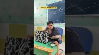 School teachers in Staffroom 👩‍🏫 shorts ytshorts sejalgabashorts teacherlife school [upl. by Assenna]