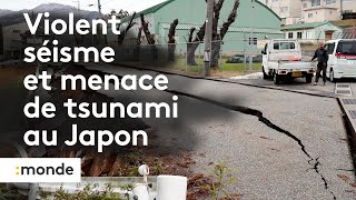 Japon  séismes d’une magnitude 75 et menace de tsunami [upl. by Nivlen]