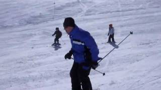 Skiing in Pas de la Casa Andorra  successful red run [upl. by Ahter586]