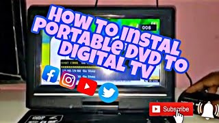 How To Instal Portable DVD To Digital TV [upl. by Ecenahs]