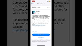 iOS 181 ￼Software ￼update official version￼iOS181 update Software￼youtubeshorts viral [upl. by Hedberg]