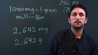 How Many Milligrams Are in a Gram for a Conversion  Measurement Conversions [upl. by Lucio]