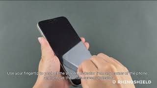 RHINOSHIELD 3D Impact Screen Protector Pro  Removal Tutorial [upl. by Gilder524]