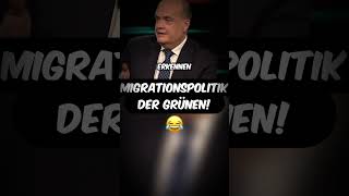 Grüne Migrationspolitik 😂 afd shorts [upl. by Thetisa625]