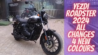 New Yezdi Roadster 2024 All Changes and Colors Launch  Walkaround Review [upl. by Firestone458]