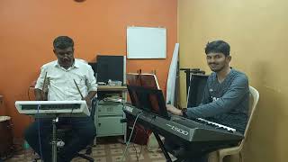 Raasathi Unna Song in Key Board with Drum Pad [upl. by Suirauqram465]