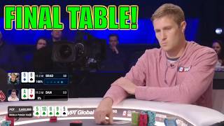 Im CHIPLEADING Day 4 Television FINAL TABLE 190k For 1st Must See Vlog Ep 309 [upl. by Gemina668]