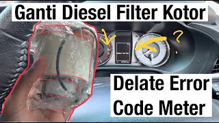 Tukar Filter Diesel Hilux Revo Warning Light Reset [upl. by Selrac]