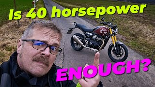 TESTING a 2024 Triumph Speed 400 on the road Too slow for Germany [upl. by Sadye]