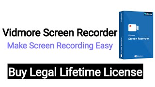 How To Buy Lifetime License of Vidmore Screen Recorder  Amir Tech Info [upl. by Enetsirk]