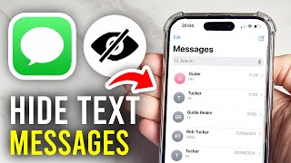 How To Hide Text Messages On iPhone  Full Guide [upl. by Yroggerg]