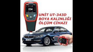 UNİT UT 343D BOYA KALINLIĞI ÖLÇÜM CİHAZI [upl. by Staci429]