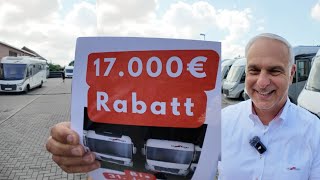 17000 € auf BabyLiner Wohnmobile und 599 Carthago Camping RabattSchlacht TeilVollintegrierte [upl. by Domeniga]