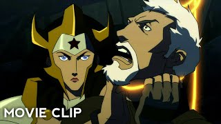 Evil Wonder Woman Kills Agent Scene  Justice League The Flash Point Paradox 2013 Movie Clips [upl. by Rowland]