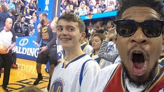 MY FIRST CAVS vs WARRIORS GAME EVER I LITERALLY LOST MY MIND [upl. by Omari]