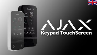 Ajax KeyPad TouchScreen  Wireless Touchscreen Keypad [upl. by Enaud]