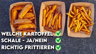 Perfekte POMMES FRITES selber machen Der Pommes Män erklärt das Geheimnis perfekter Fritten [upl. by Frum]