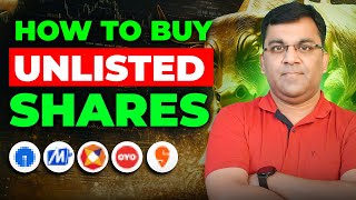 How to BUY UNLISTED SHARES PreIPO Shares of Swiggy OYO NSE boAt SBI MF CSK Mobikwik amp more [upl. by Adnuhsar]