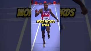 WORLD Records by age🔥 shorts trackandfield [upl. by Morvin]