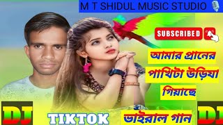 Mtshidulmusicstudio🎙️ amarporanerpakhitauriya giyache djtiktok🔥viralgan newbanglasong [upl. by Izogn]