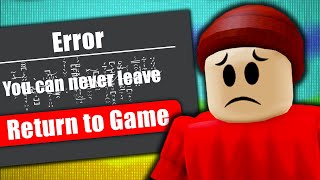 You CANNOT LEAVE this ROBLOX GAME [upl. by Anidem182]