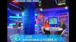 Luca Serianni a Detto tra noi TV2000 [upl. by Novihc763]