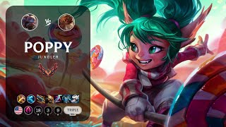 Poppy Jungle vs Taliyah  NA Grandmaster Patch 144 [upl. by Iruam]