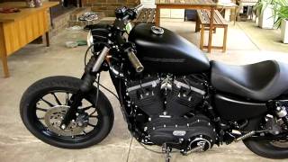 Iron 883 vance amp hines side shotsMP4 [upl. by Revorg]