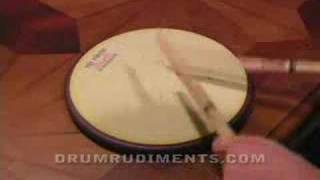 Drum Rudiments 39  Double Ratamacue  DrumRudimentscom [upl. by Atiroc654]