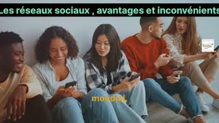 Les réseaux sociaux les avantages et les inconvénients [upl. by Enyaj]