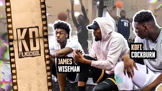 quotThey Giving Dudes 300 Million To Play BALLquot KD Gets REAL With James Wiseman amp Kofi Cockburn 😱 [upl. by Junko]