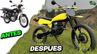 YAMAHA YBR 125  🔥FULL MODIFICADA🔥 HISTORIA DE INICIO A FIN [upl. by Eirrek512]