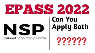 TS EAPSS 2022 VS NSP SCHOLARSHIP SCHEME  TS EPASS 2022  NSP 2022 [upl. by Pooi]