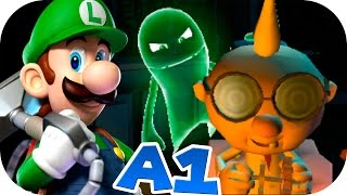 A1 ¡Luigi El CAZAFANTASMA Verde esta de vuelta  👻LUIGI´s MANSION DARK MOON🌙  al 100 ᴴᴰ [upl. by Analaf269]