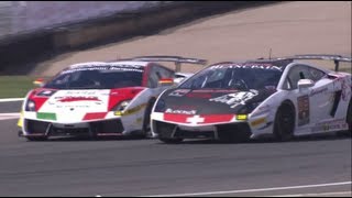 Lamborghini Blancpain Super Trofeo  Macchine da Corsa al Circuito di Navarra  Highlights [upl. by Diandre]