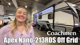 Coachmen RVApex Nano213RDS Off Grid [upl. by Larrisa]