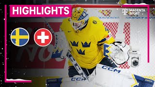 Schweden  Schweiz  IIHF U20 EishockeyWM  MAGENTA SPORT [upl. by Jessamine]