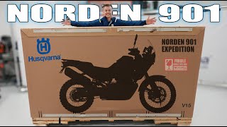 2024 Husqvarna Norden 901 Expedition Unboxing amp Assembly [upl. by Airb902]