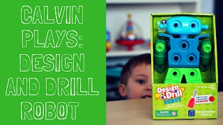 Calvin Plays Design and Drill Robot from Educational Insights [upl. by Ardnohsed998]