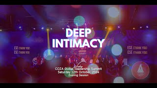 Deep Intimacy  Worship Session COZA Global Leadership Summit 12102024 [upl. by Tezil482]